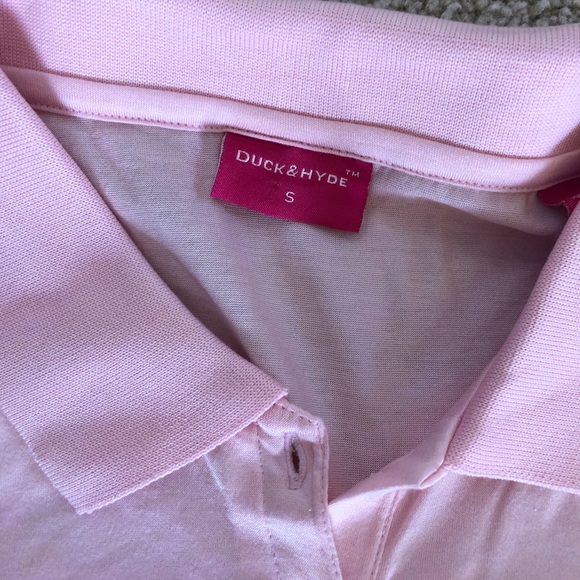 Duck & Hyde NWT Baby Pink Polo - Picture 5 of 6